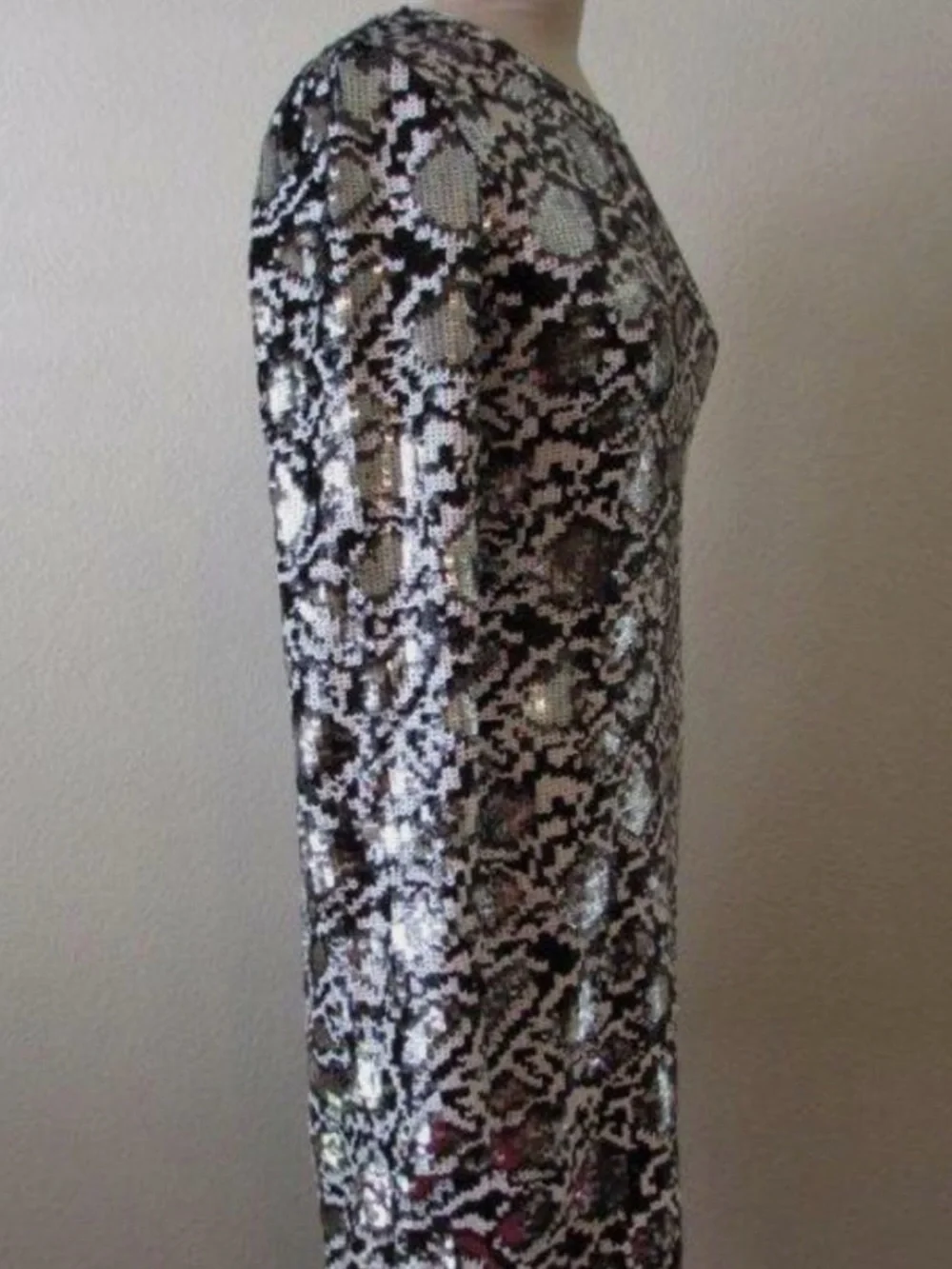 MICHAEL Michael Kors sequined leopard print mini dress i - Picture 5 of 8